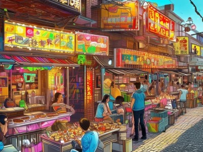 商贸大排档文案设计案例，从烟火气到流量密码的转化策略——以商贸区某典型大排档为例