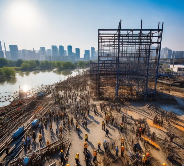 蓼子河路蓝特商贸城对面新项目开工，区域发展再启新篇