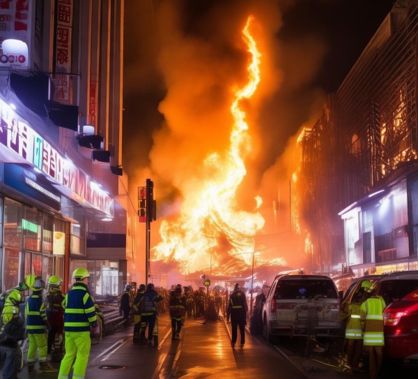 XX商贸城突发火灾事故致人员被困，最新救援进展与官方通报