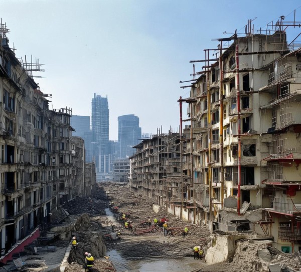 洞井商贸城危房改造项目，旧貌换新颜，筑牢城市安全屏障，重塑商贸新活力